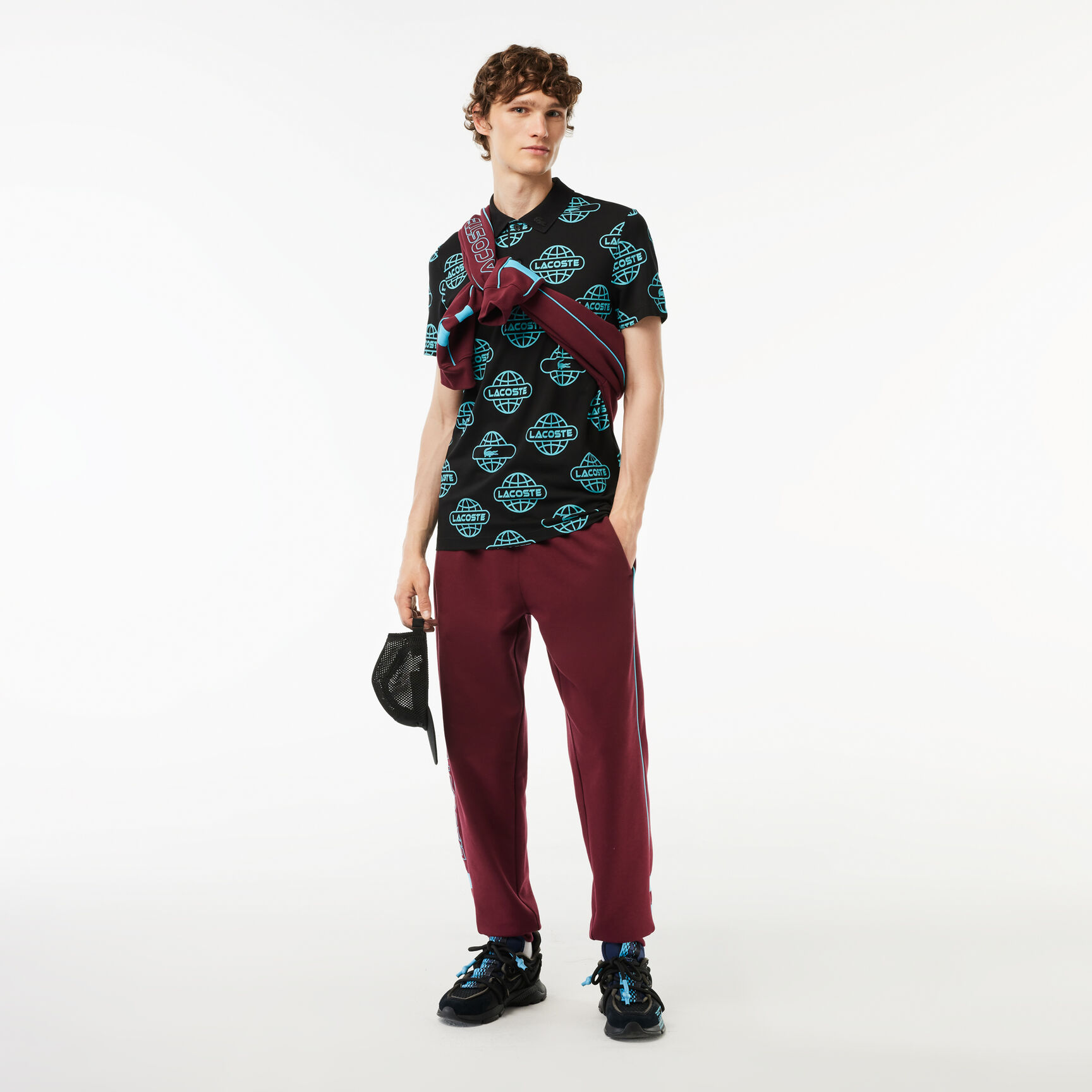 تي شيرت بولو بيكيه معالج بقصّة ضيقة من مجموعة لاكوست موفمنت تي شيرت بولو بيكيه معالج بقصّة ضيقة من مجموعة لاكوست موفمنت