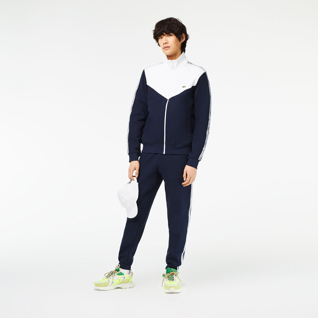 Men's Lacoste Logo Stripe Track Pants Men's Lacoste Logo Stripe Track Pants