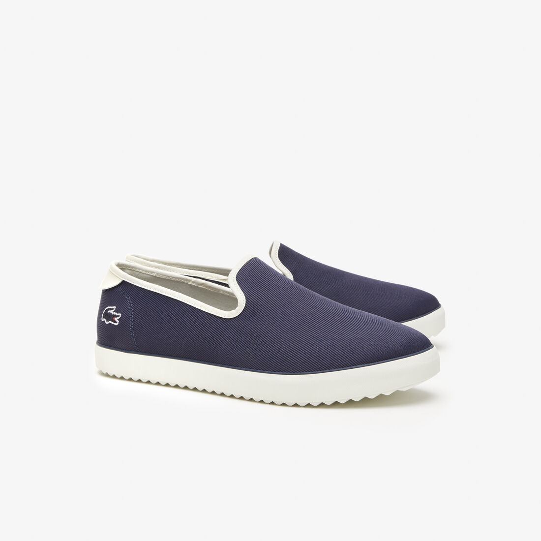 Men's Lacoste Canvas Resort Textile Slip-On Men's Lacoste Canvas Resort Textile Slip-On