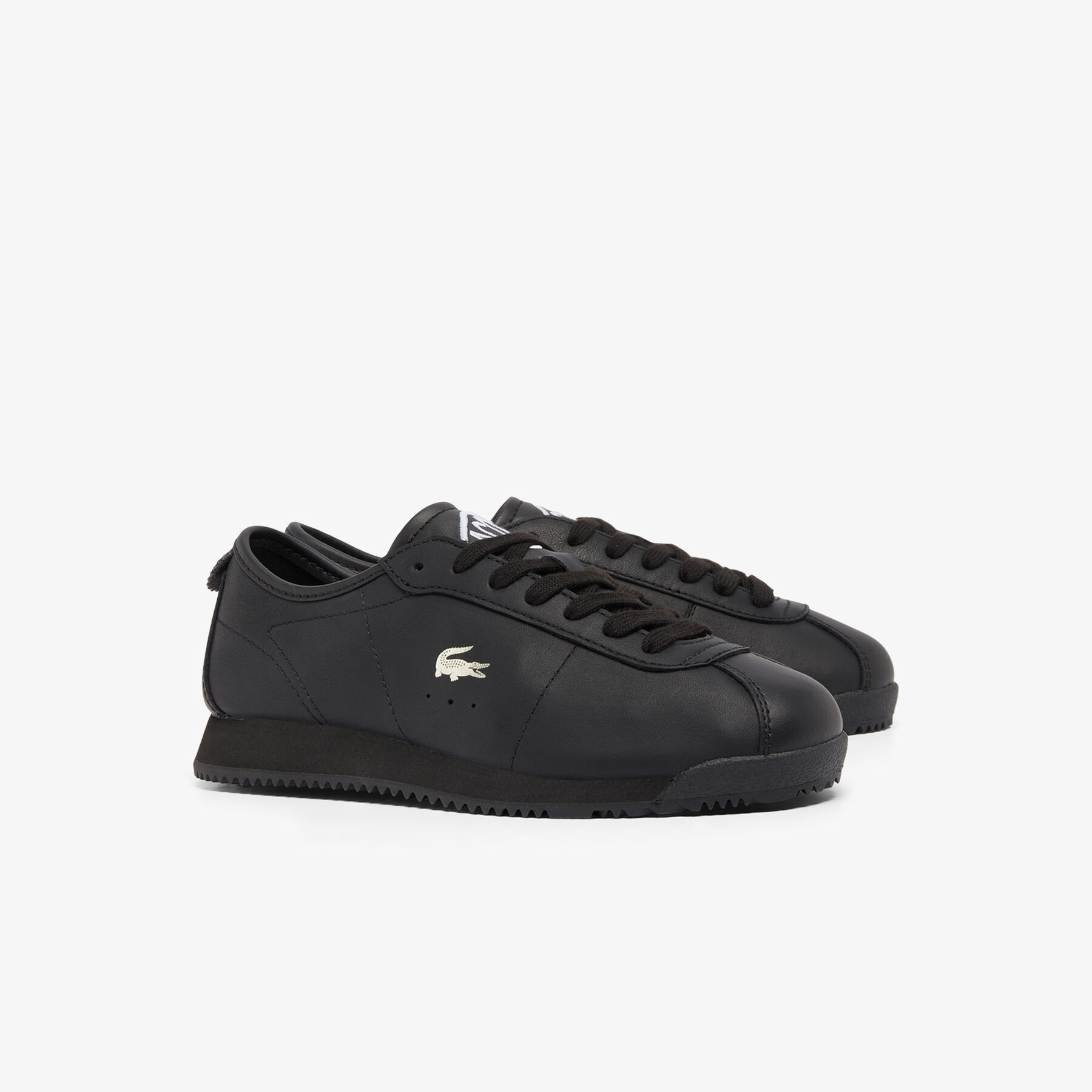 نسائي كلب-لو جلد سنيكرز Women's Club-Low Leather Sneakers - 49SFA0120-02H