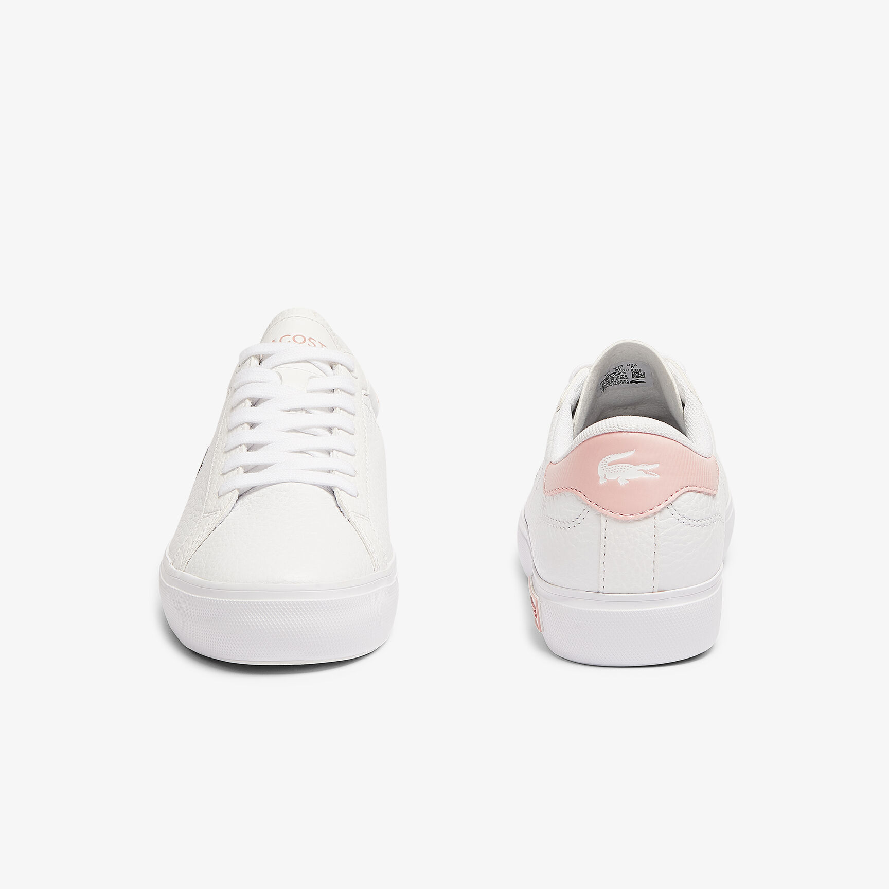 Women's Powercourt Leather and Synthetic Sneakers