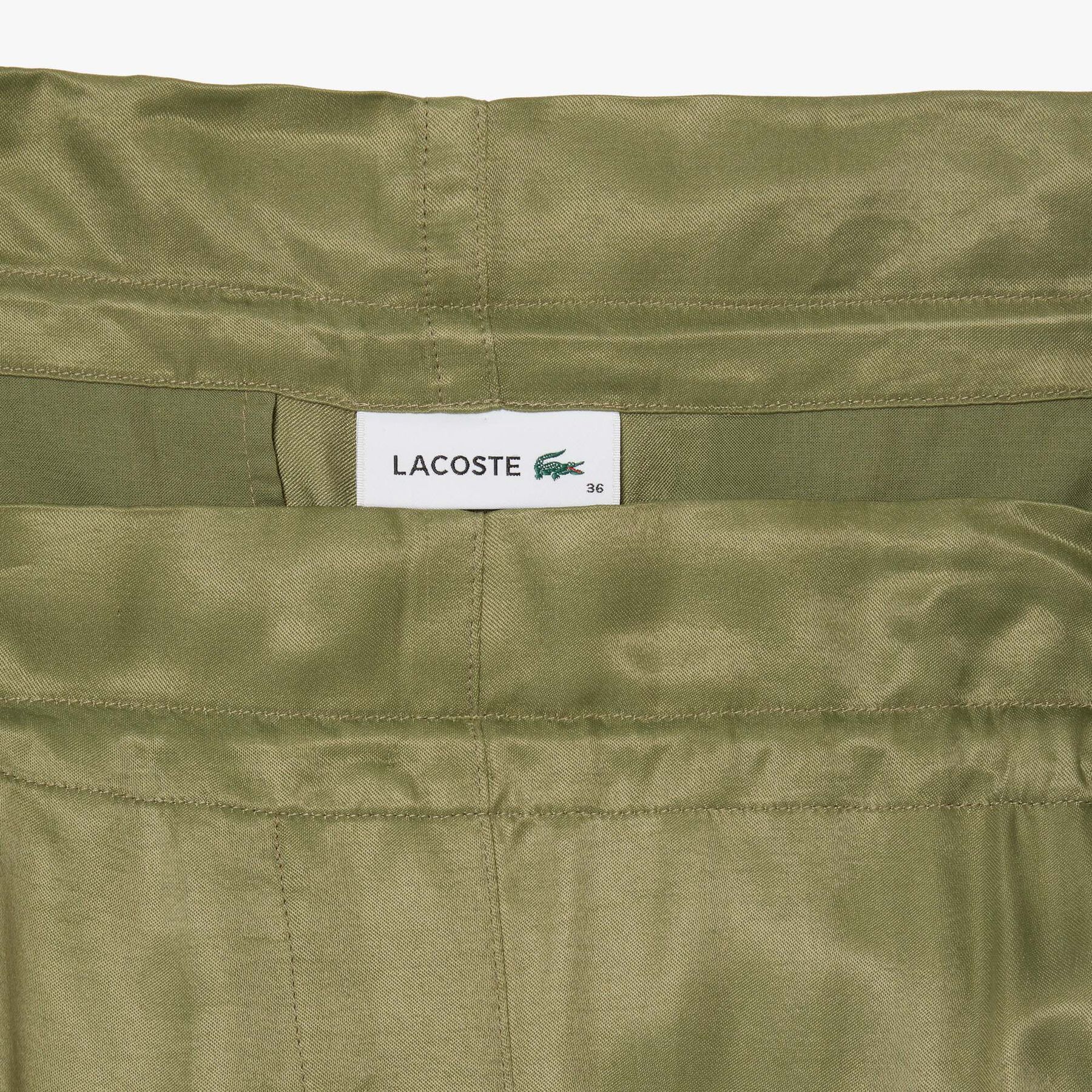 Oversized Satin Cargo Pants lacoste oversized satin cargo pants