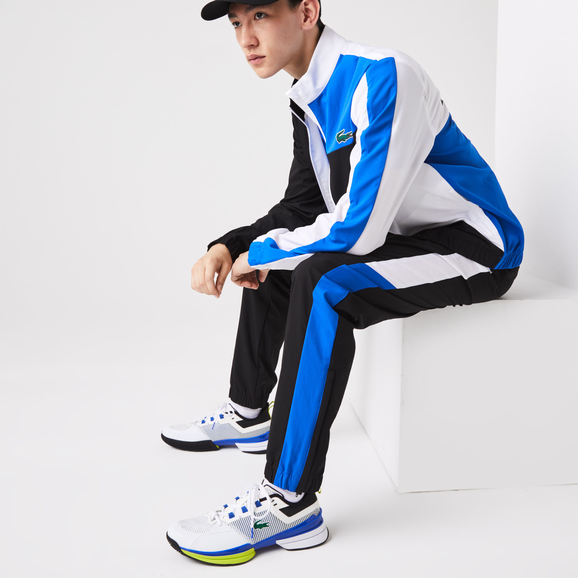 Mens lacoste sweatpants on sale