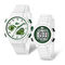 lacoste white silicone watch gift set