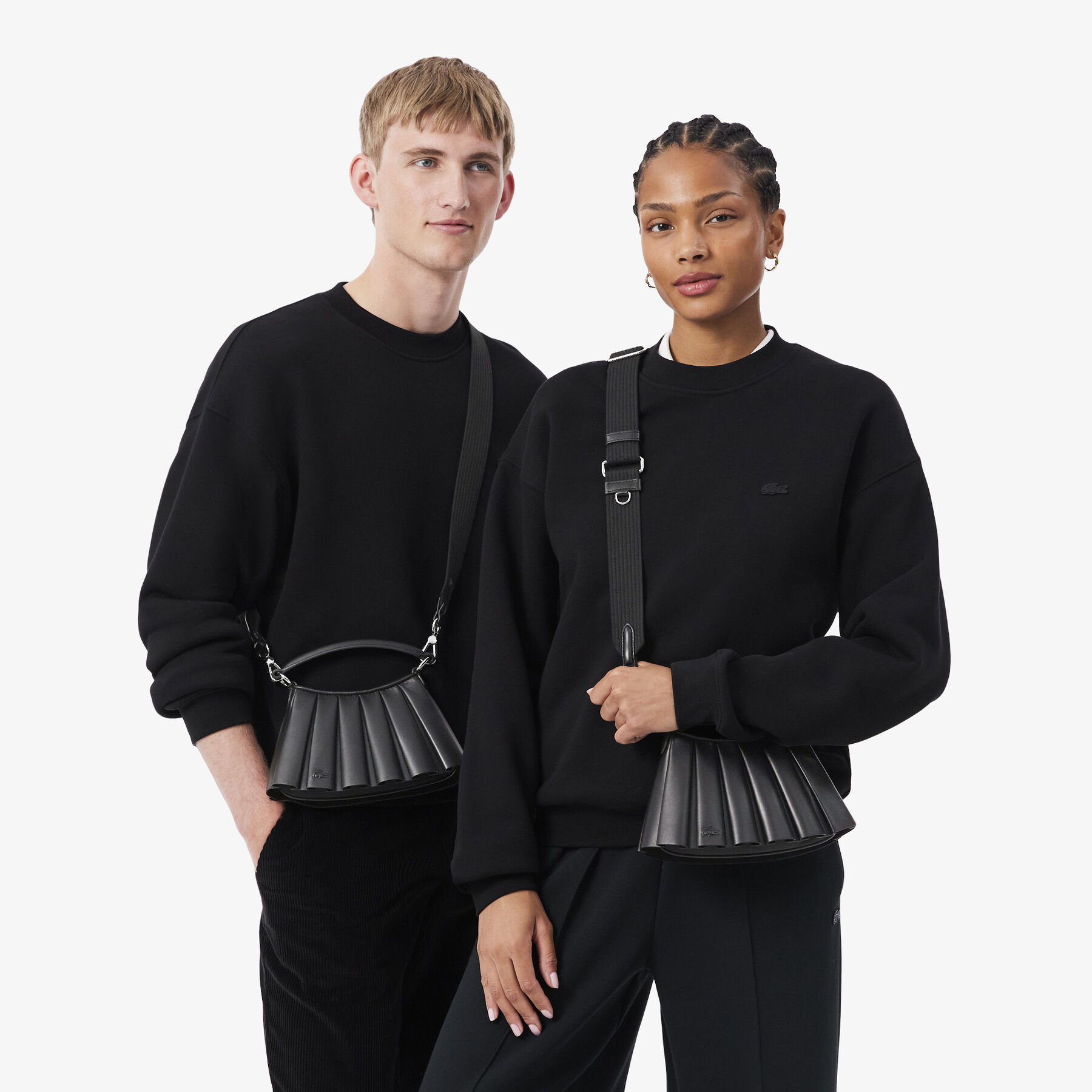 lacoste mini lenglen leather bag