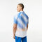 men s lacoste tennis x novak djokovic checkerboard print polo shirt