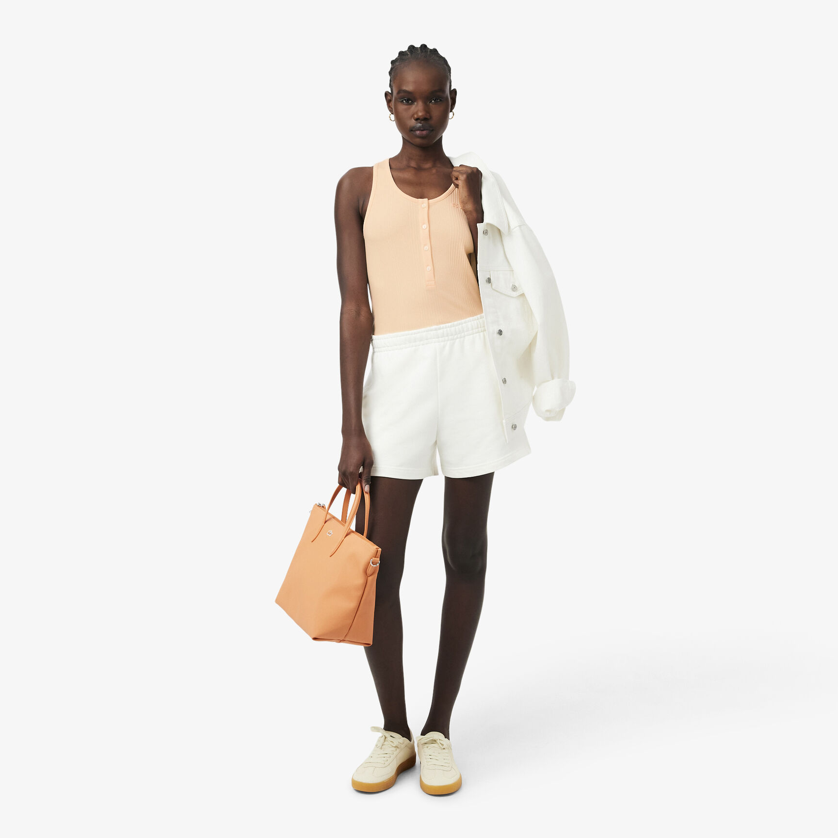 Slim Fit Ribbed Cotton Tank Top