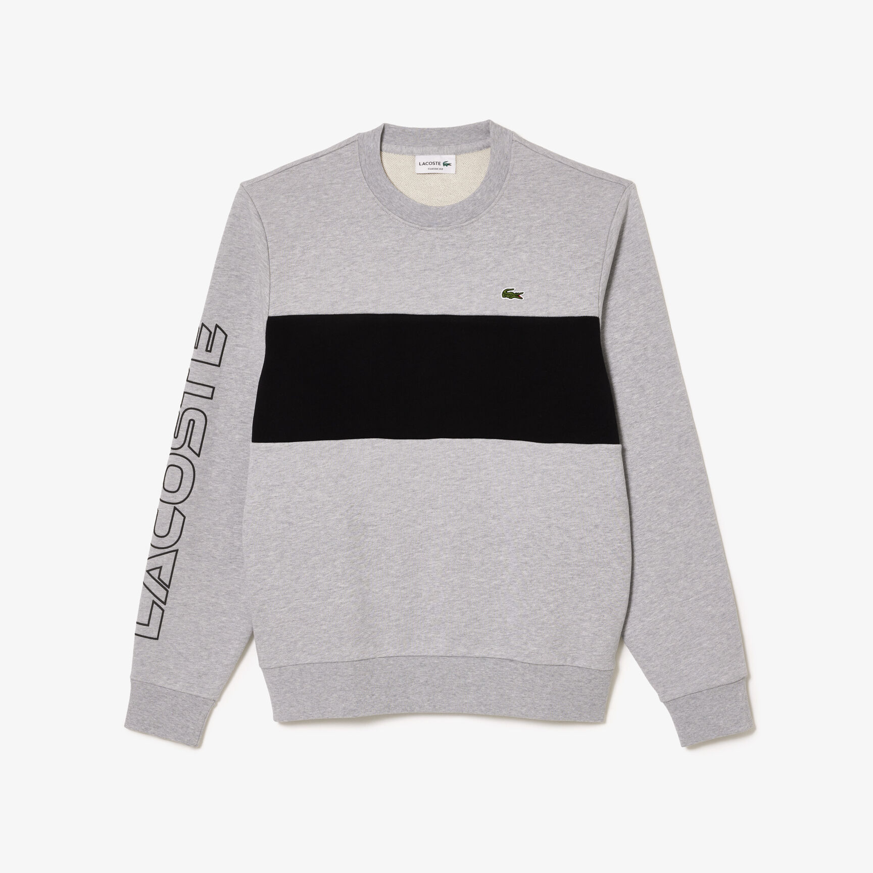 Classic Fit 3D Print Colourblock Jogger Sweatshirt