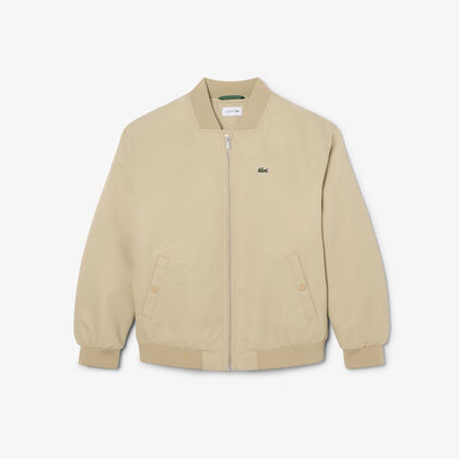 lacoste unisex nylon bomber jacket