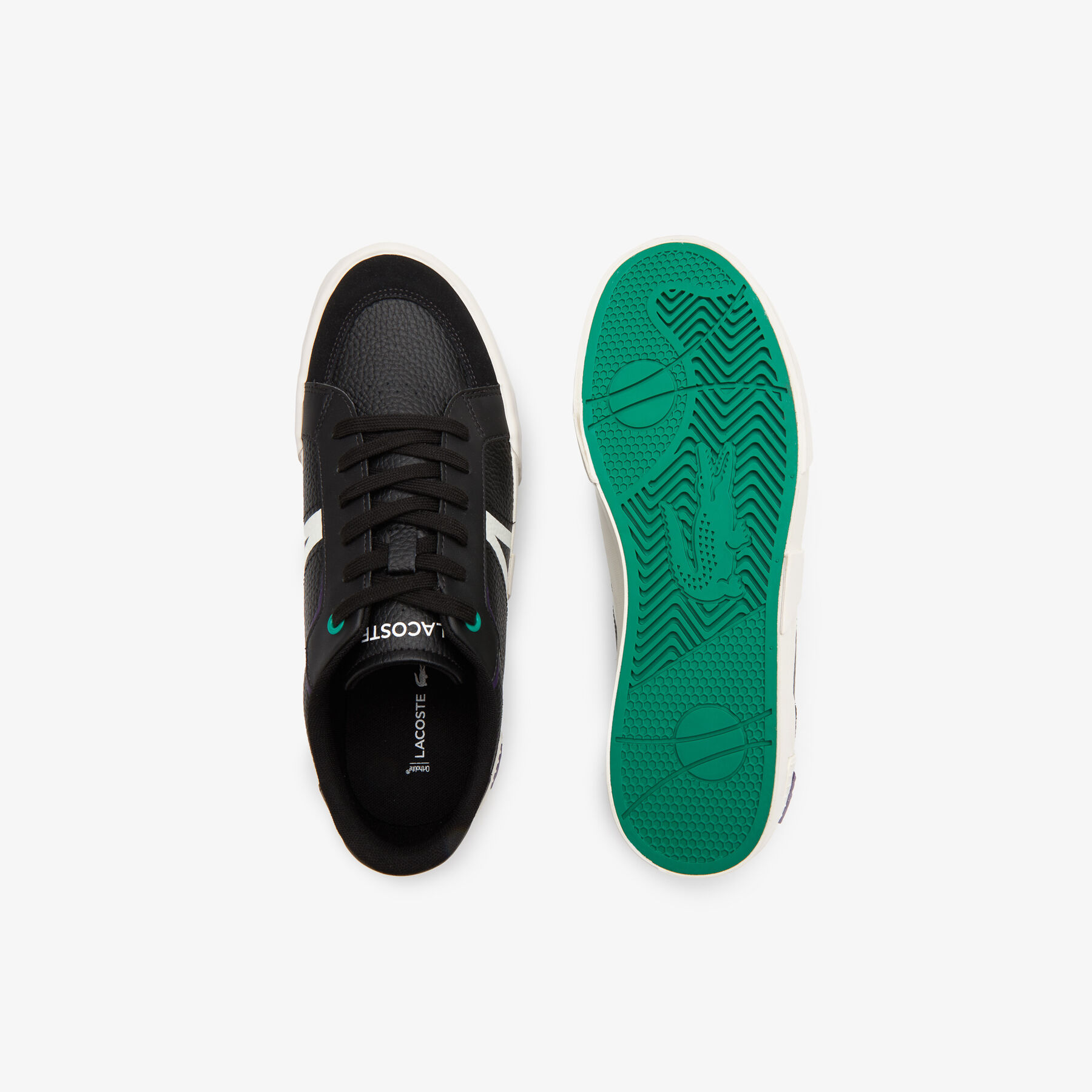 Men's Lacoste L004 Leather Colour-Pop Trainers men s lacoste l004 leather colour pop trainers