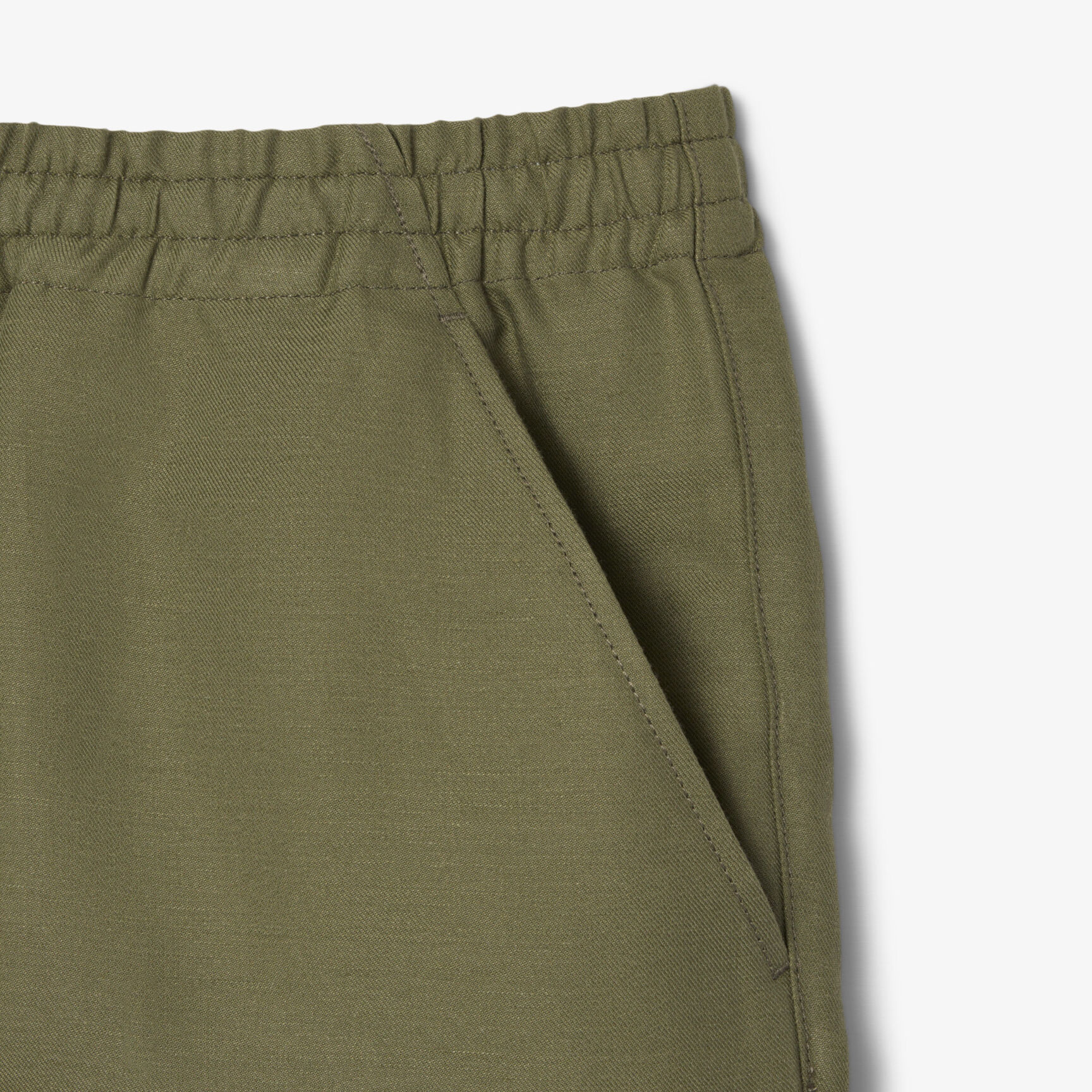 Regular Fit Wool Blend Shorts