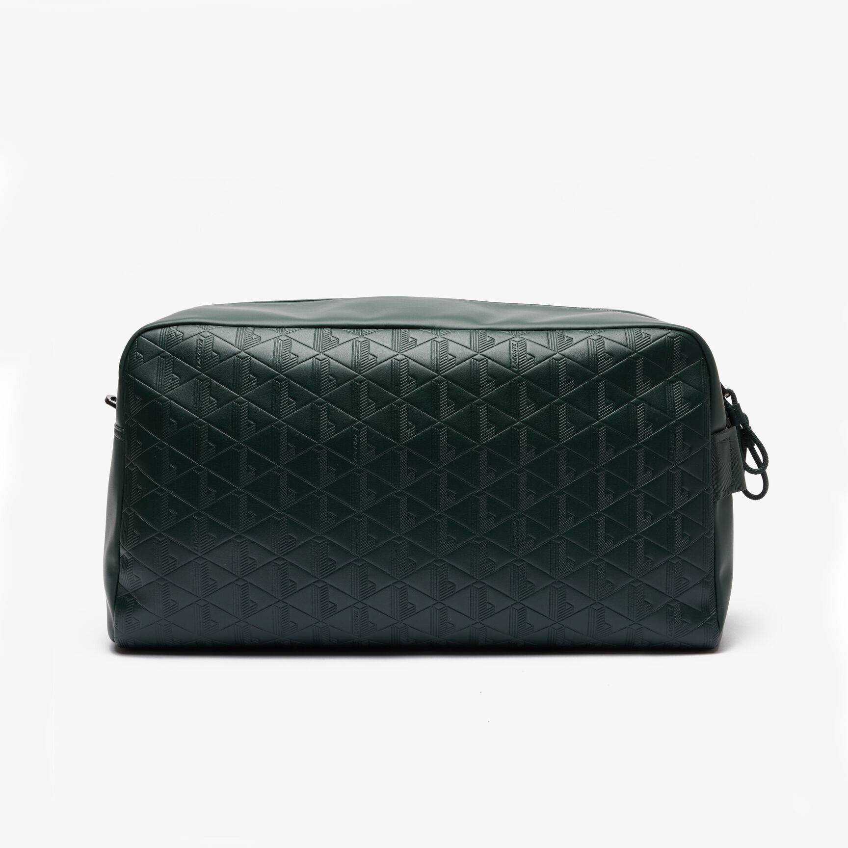 Leather Monogram Print Weekend Bag