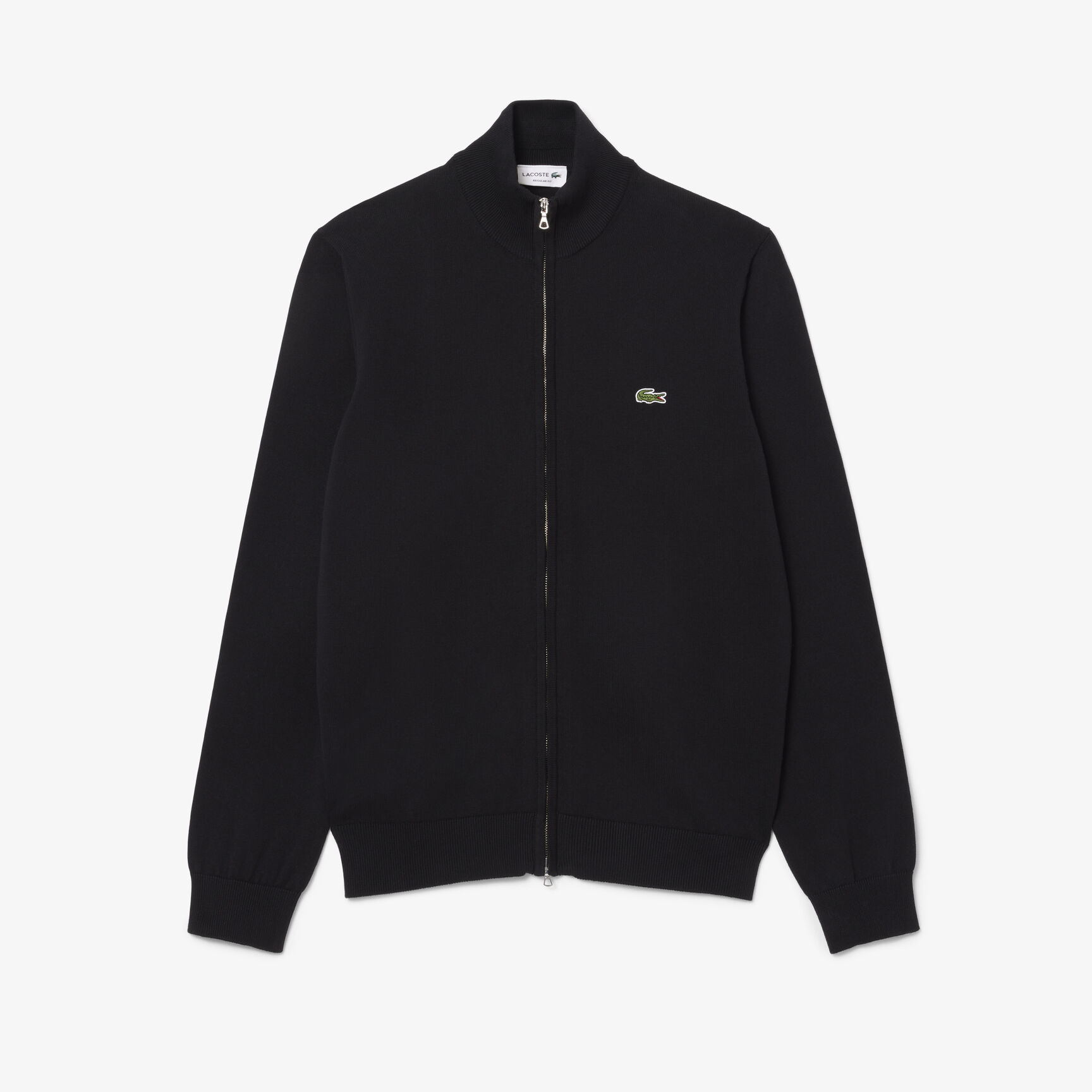 سترة قطنية بسحاب وياقة عالية