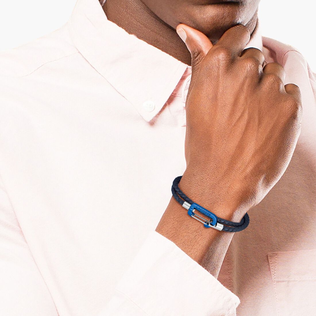 Matt Braided Leather Cord Bracelet Matt Braided Leather Cord Bracelet