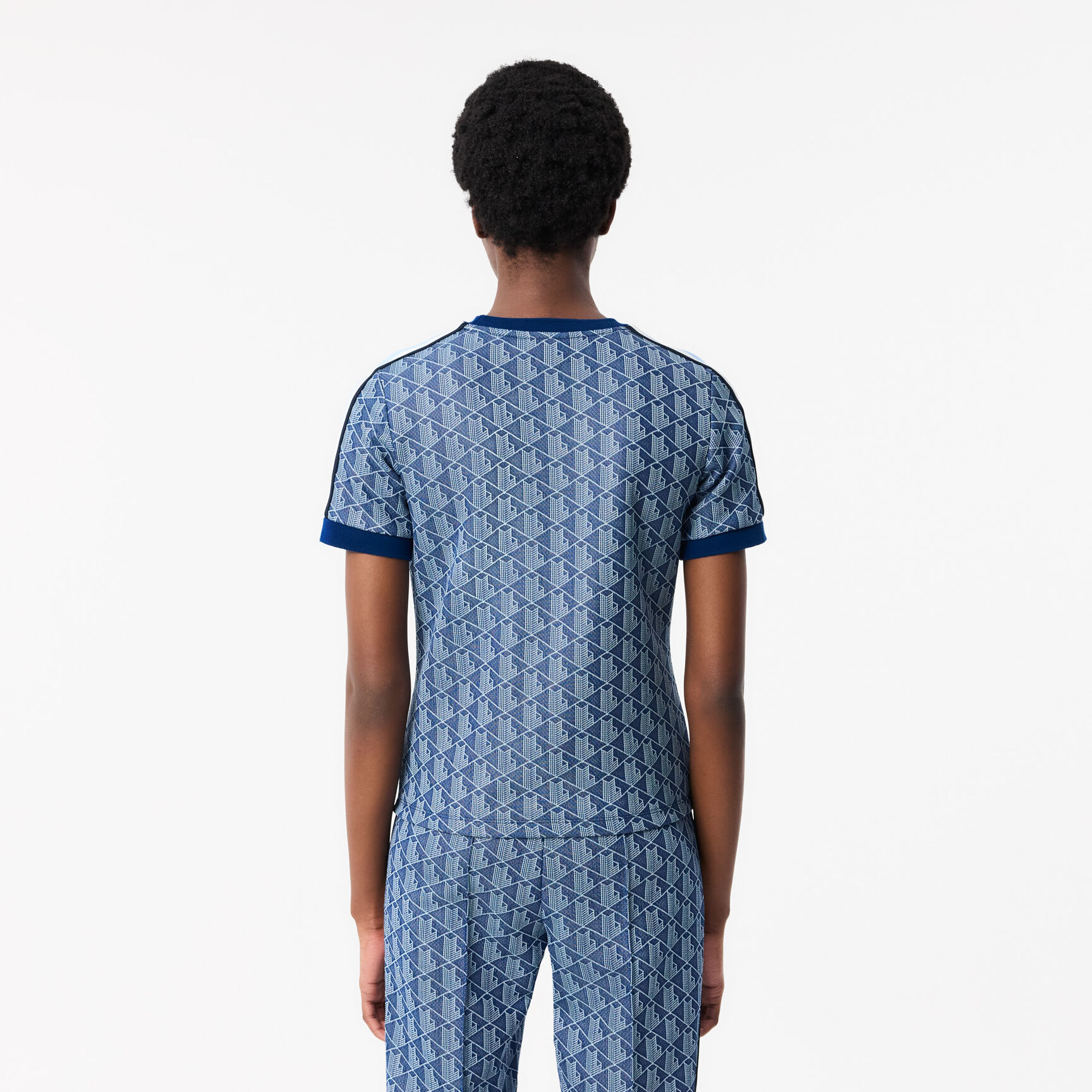 Slim Fit Monogram Jacquard T-shirt