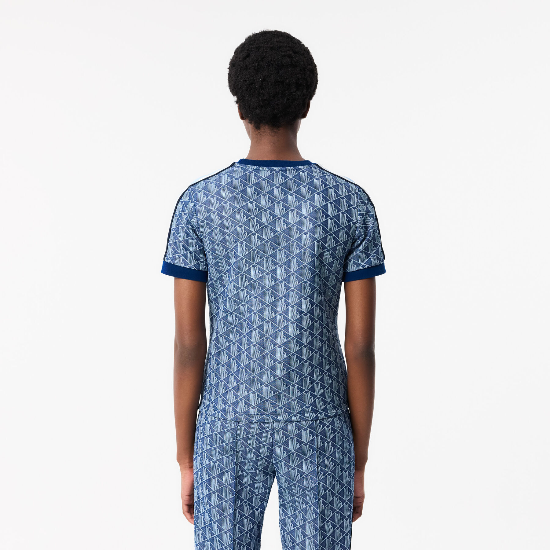 Slim Fit Monogram Jacquard T-shirt