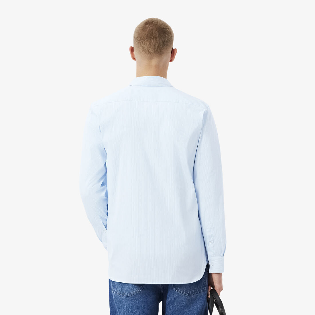 Slim Fit Striped Stretch Poplin Shirt Slim Fit Striped Stretch Poplin Shirt