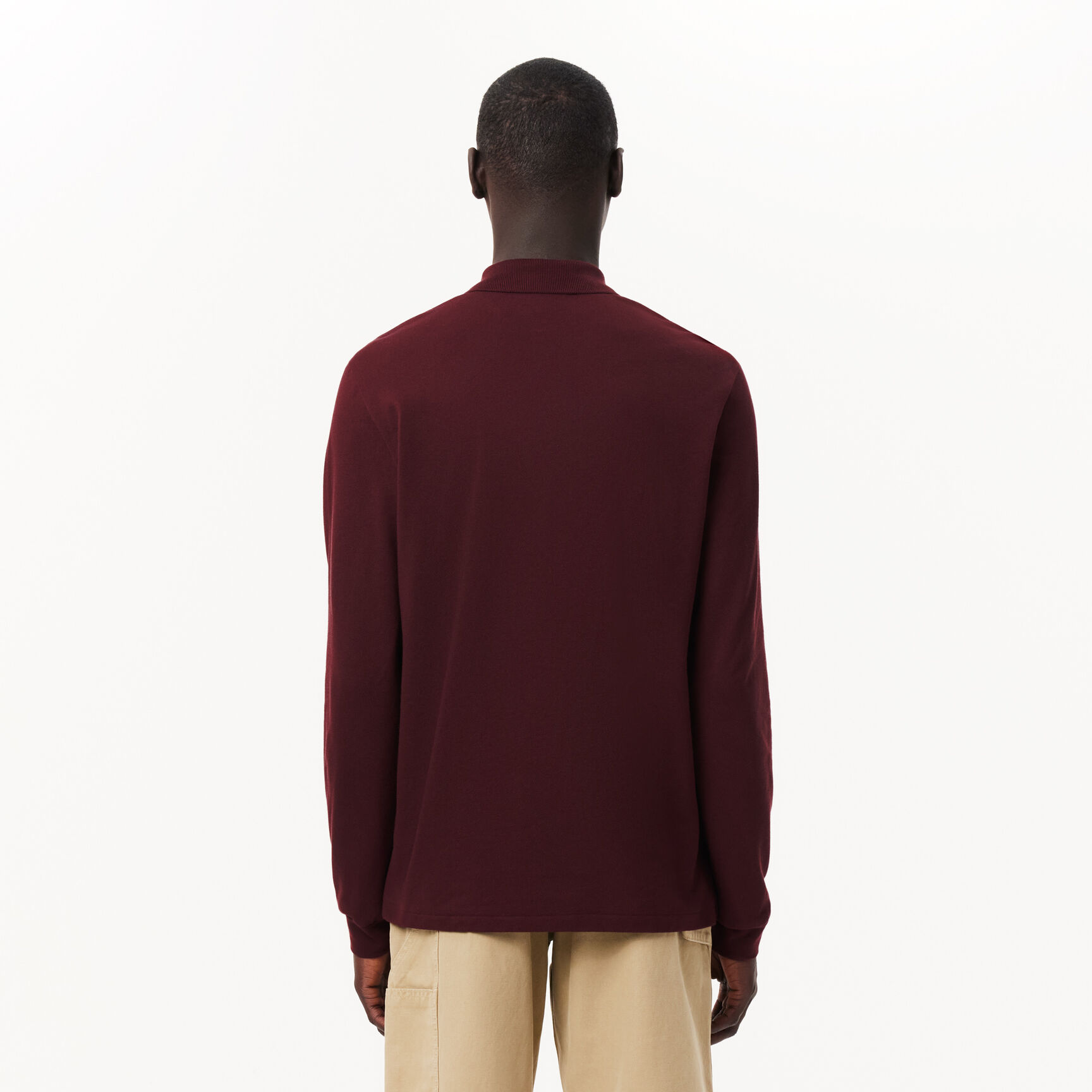 Classic Fit Long Sleeved L.12.12 Polo Shirt