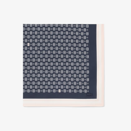lacoste tennis print poplin scarf