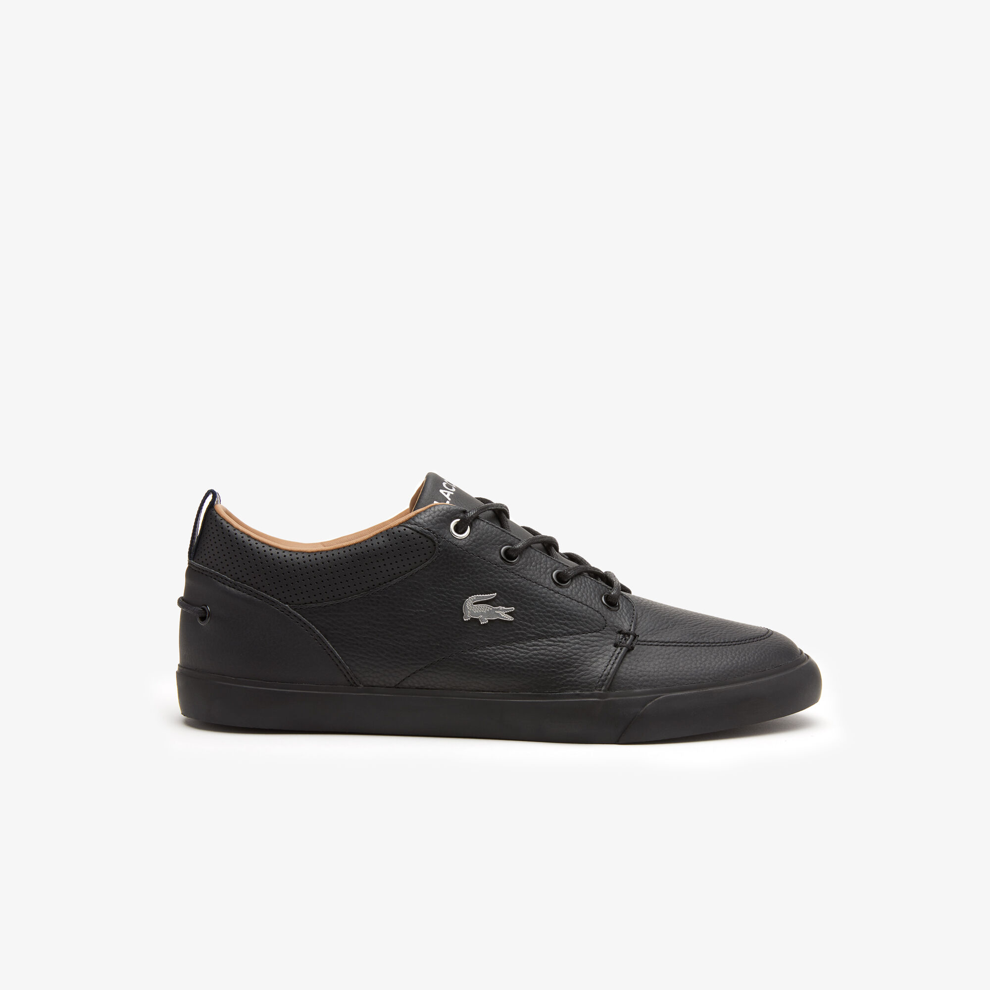 Buy Men s Bayliss Leather Perforated Collar Sneakers Lacoste SA