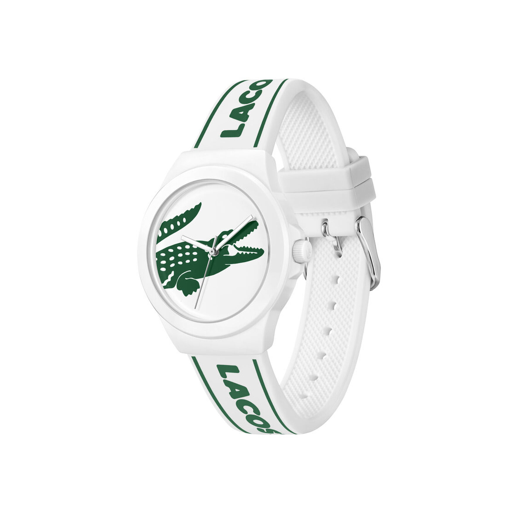 Unisex White Silicone Strap Watch