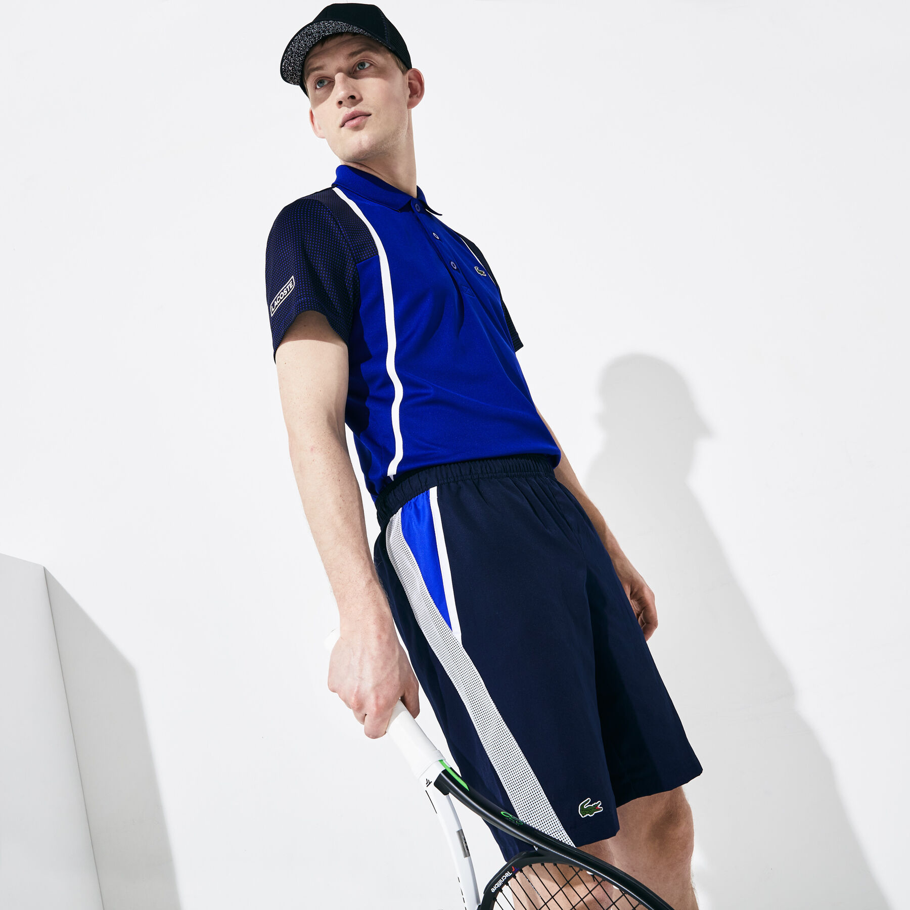 Men's Lacoste SPORT Contrast Cut-Out Light Tennis Shorts men s lacoste sport contrast cut out light tennis shorts