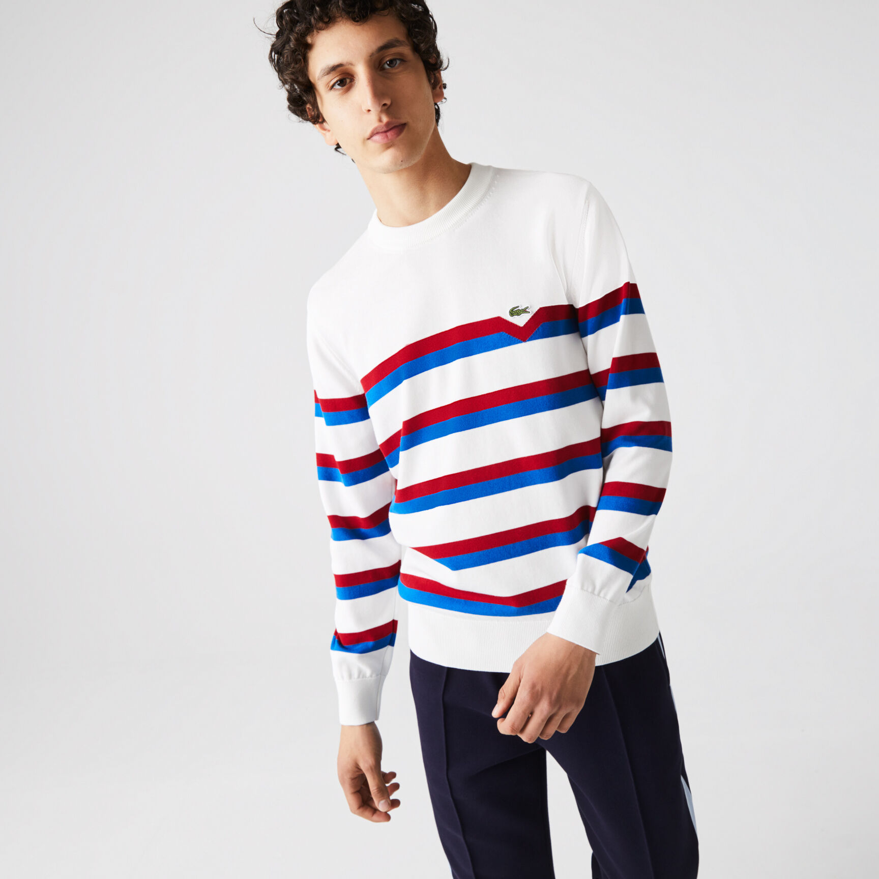 Men’s Made in France Striped Organic Cotton Sweater Men’s Made in France Striped Organic Cotton Sweater
