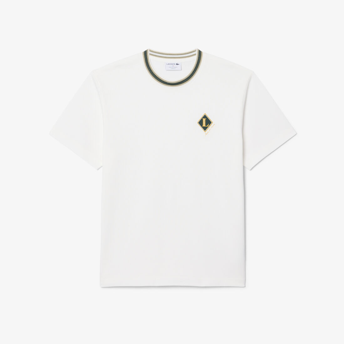 French Made Badge Accent Striped T-shirt French Made Badge Accent Striped T-shirt