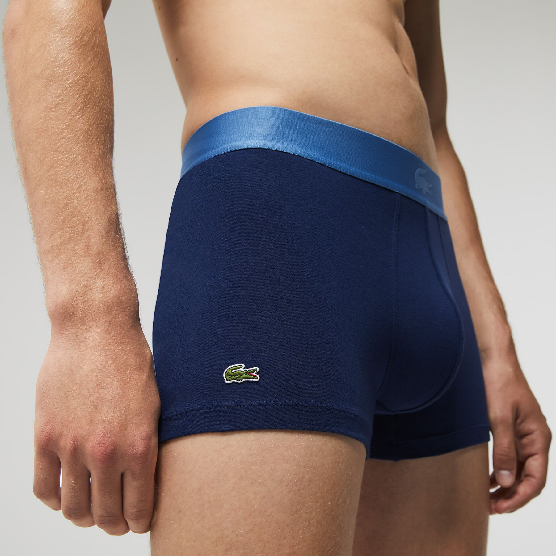 Men’s Crocodile Tone on Tone Stretch Cotton Trunk 3-Pack lacoste men s crocodile tone on tone stretch cotton trunk 3 pack