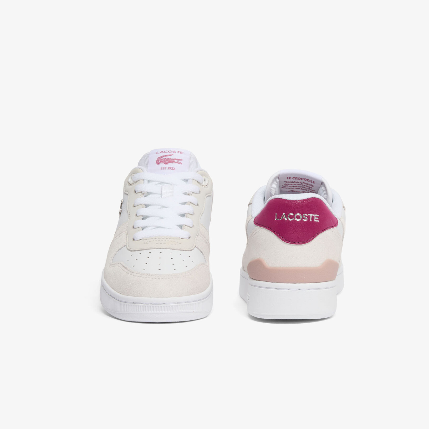 Women's T-Clip Set Suede Sneakers lacoste women s t clip set suede sneakers