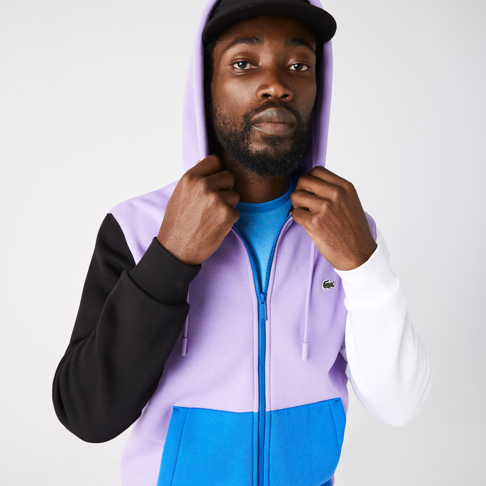 Lacoste coloured hood on sale