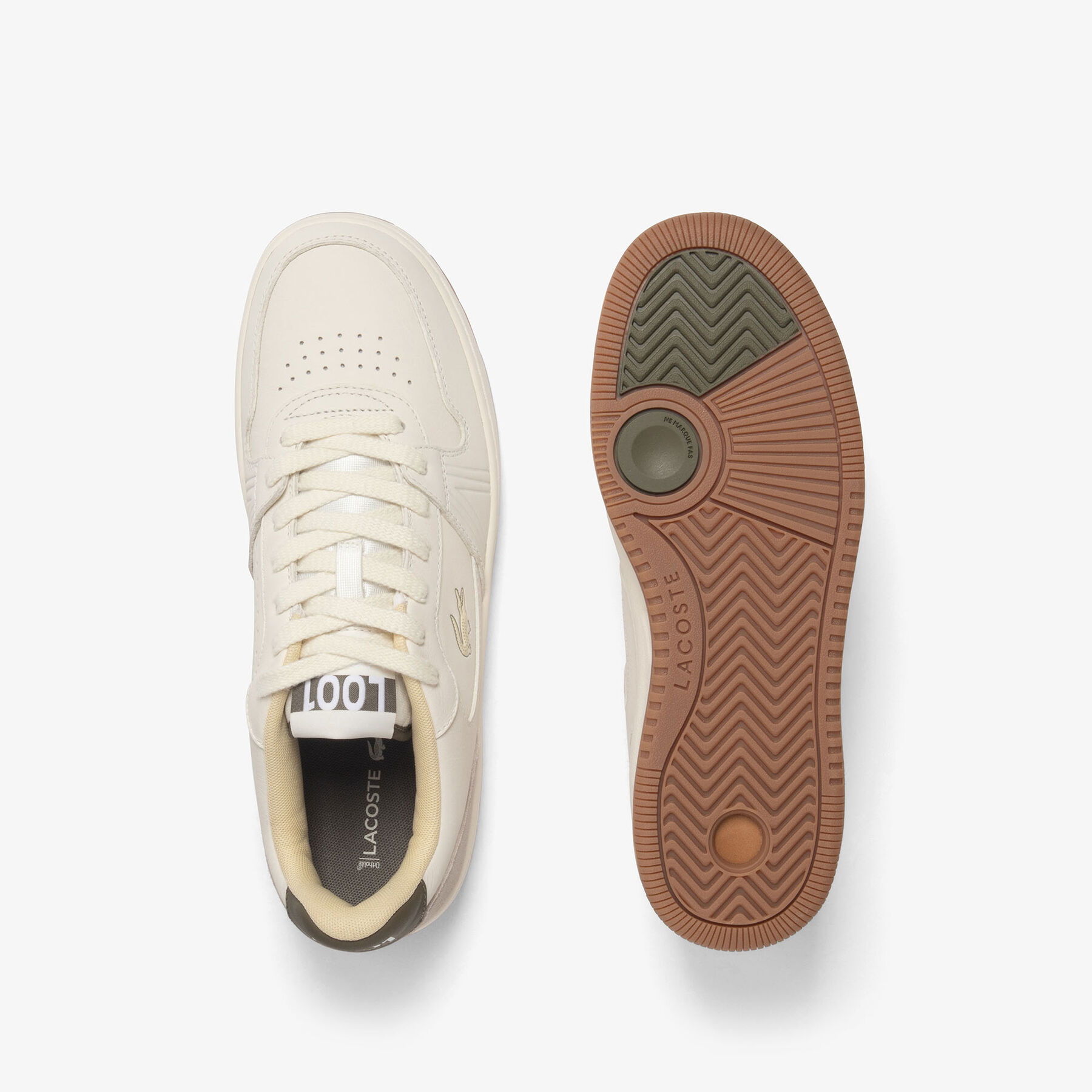 رجالي L001 Set جلد سنيكرز Men's L001 Set Leather Sneakers - 50SMA0098-2R1