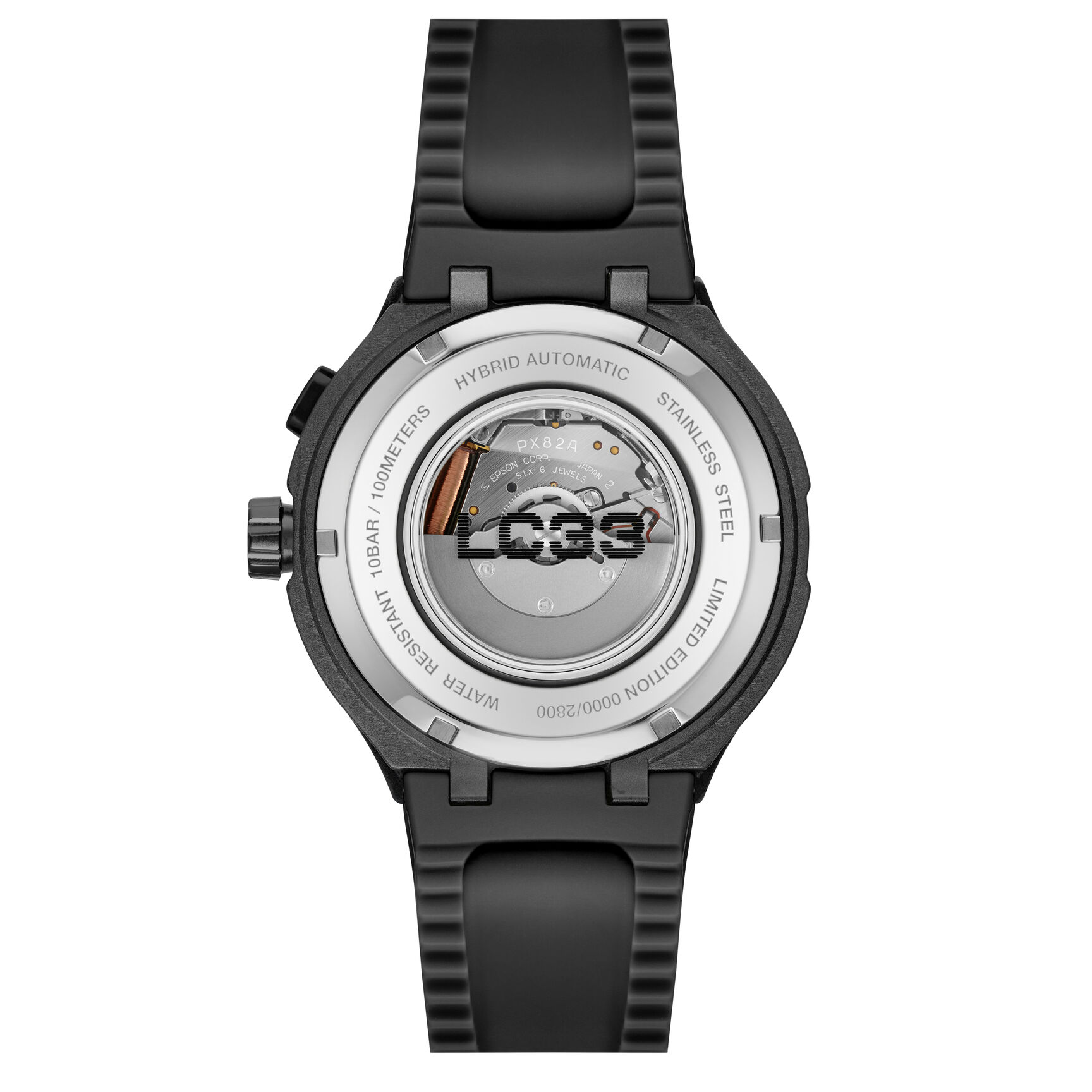LC33 Black Silicone Watch LC33 Black Silicone Watch