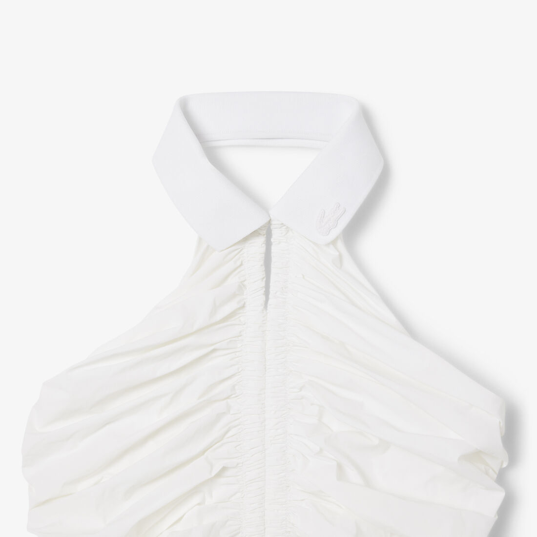 Pleated Sleeveless Polo Dress Pleated Sleeveless Polo Dress