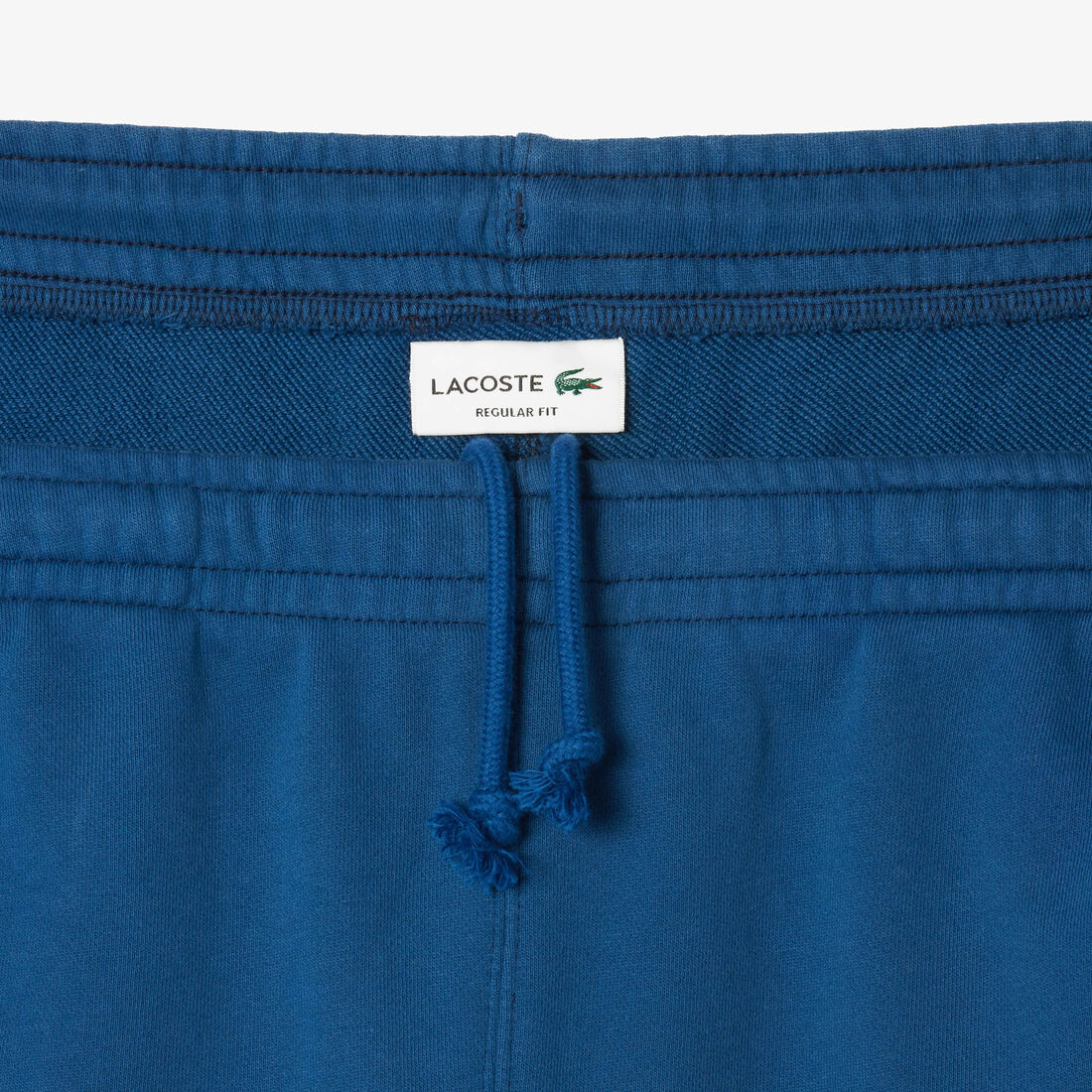 Washed Effect Lacoste Print Jogger Shorts Washed Effect Lacoste Print Jogger Shorts