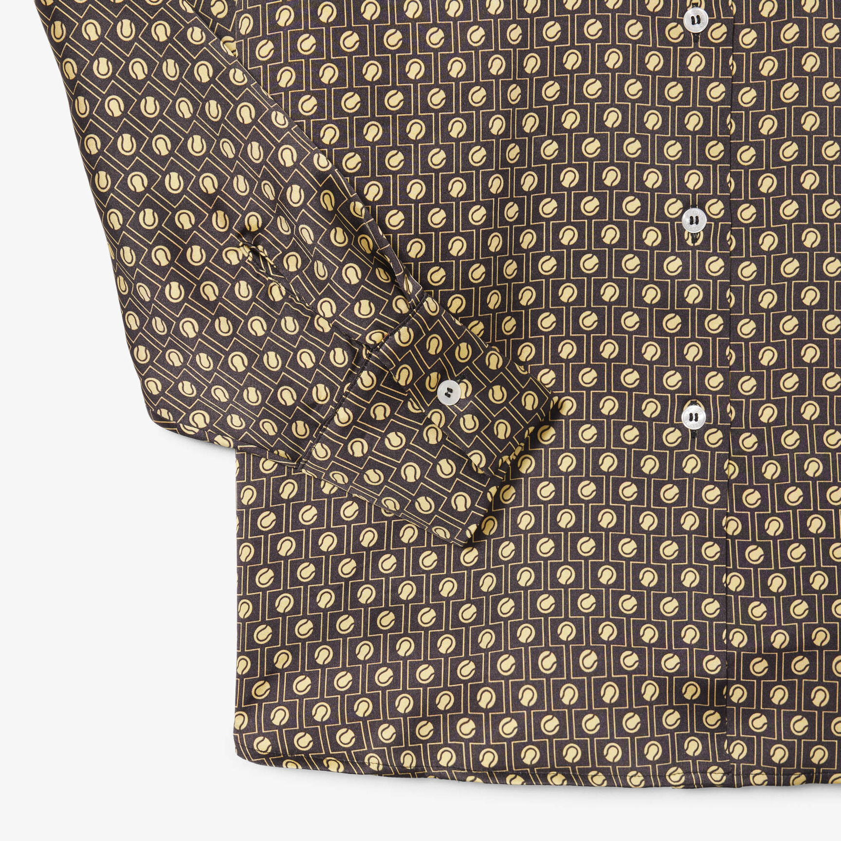 Oversized Printed Satin Shirt Oversized Printed Satin Shirt