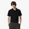 lacoste paris classic fit open neck embroidered polo shirt