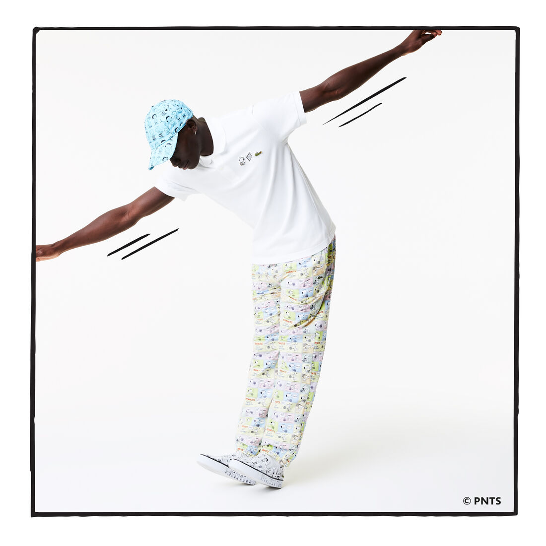 Men&rsquo;s Lacoste x Peanuts Relaxed Fit Organic Cotton Polo