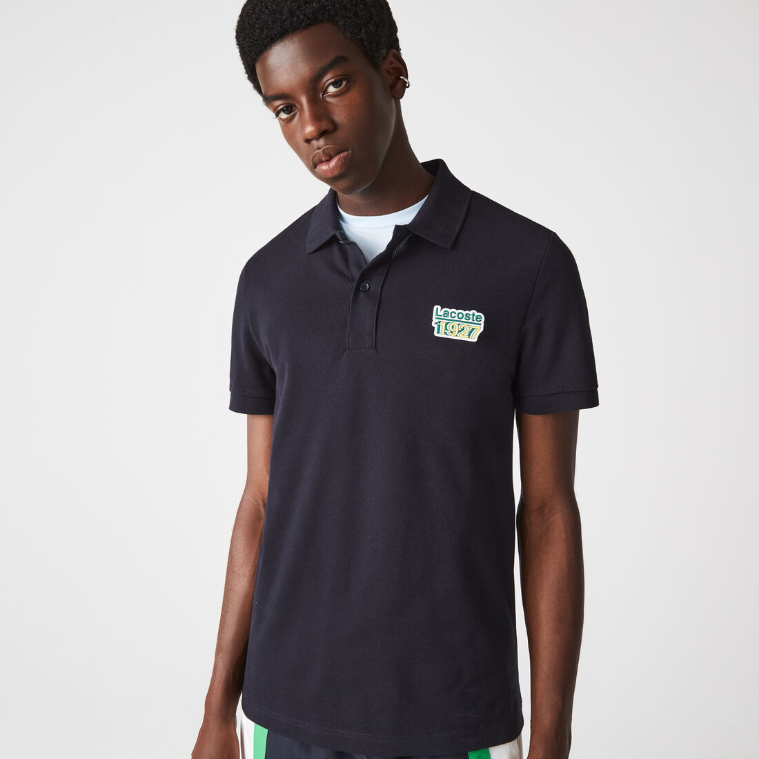 Men's Lacoste Badge Cotton Piqu&eacute; Regular Fit Polo