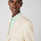 lacoste men s straight fit cotton and linen blend blazer