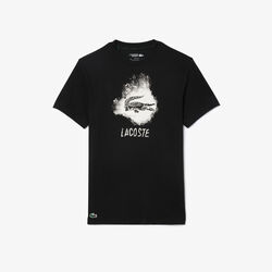 lacoste ultra dry graphic sport t shirt