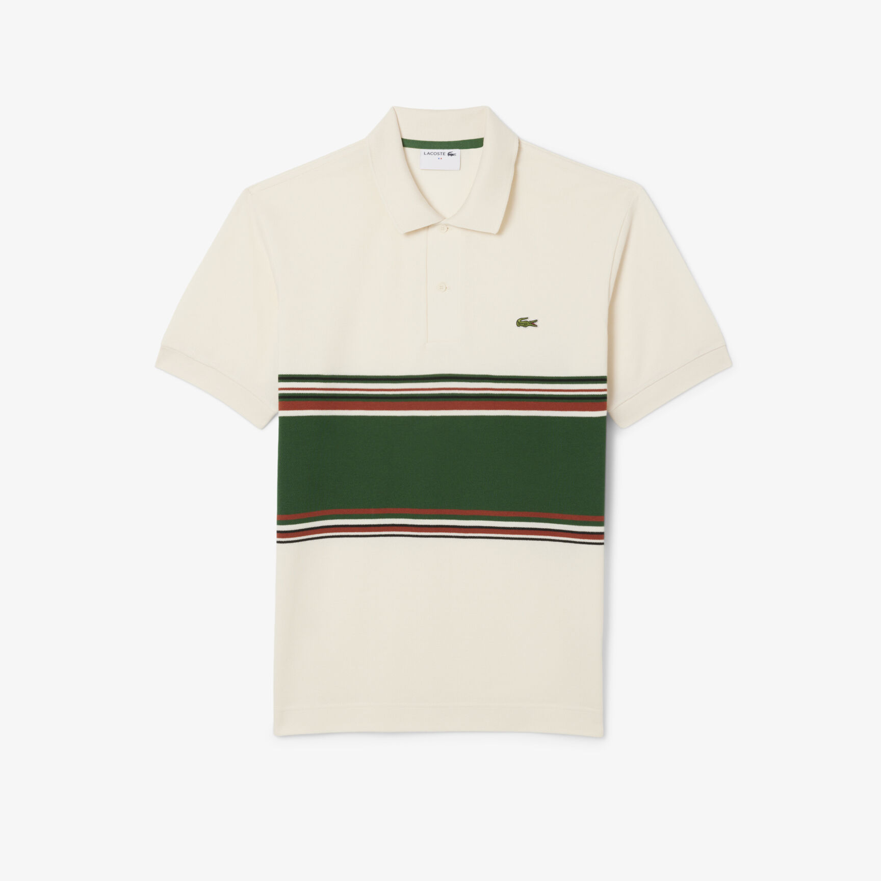 French Made Classic Fit Striped Polo Shirt