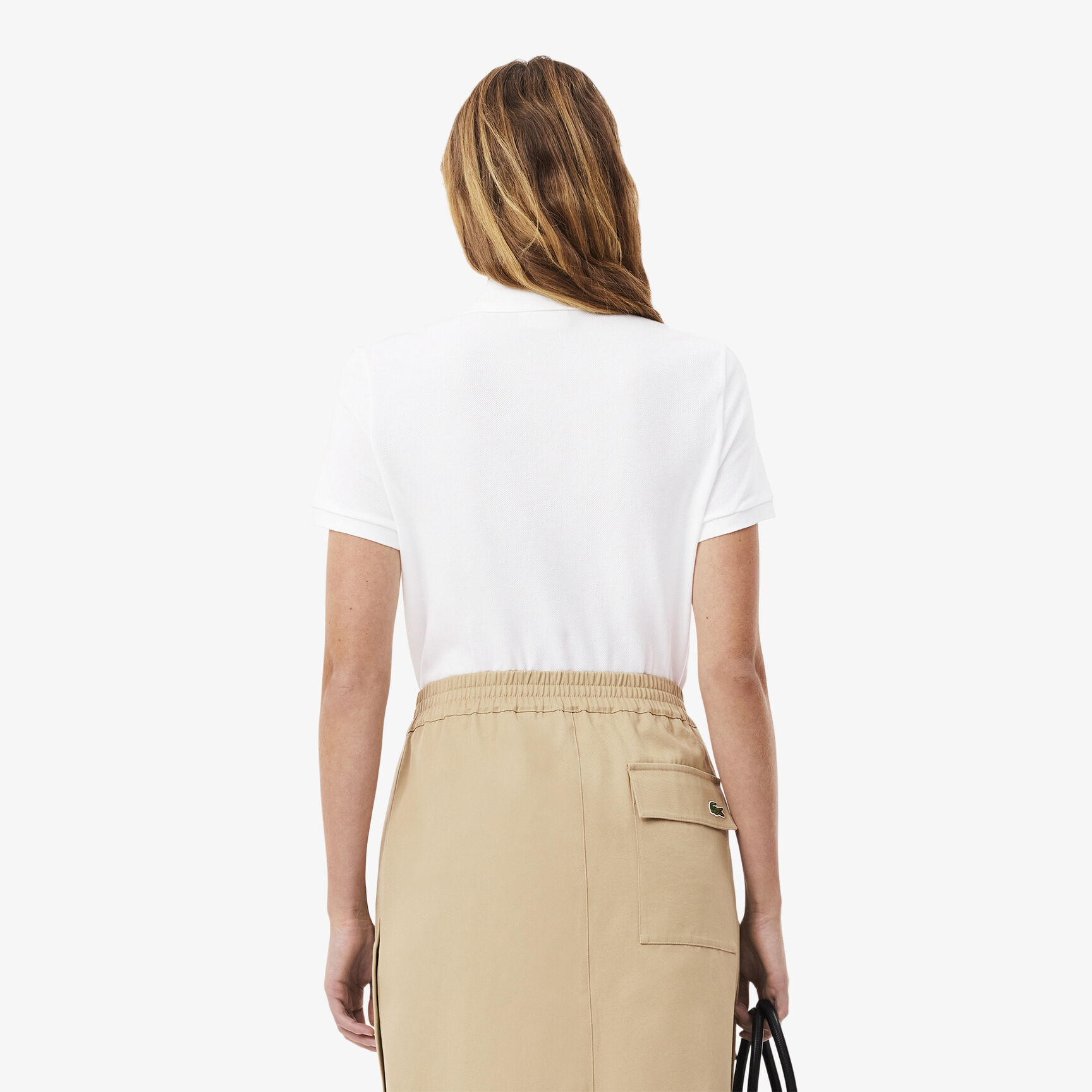 Women's Lacoste Regular Fit Soft Cotton Petit Pique Polo Shirt Women's Lacoste Regular Fit Soft Cotton Petit Pique Polo Shirt