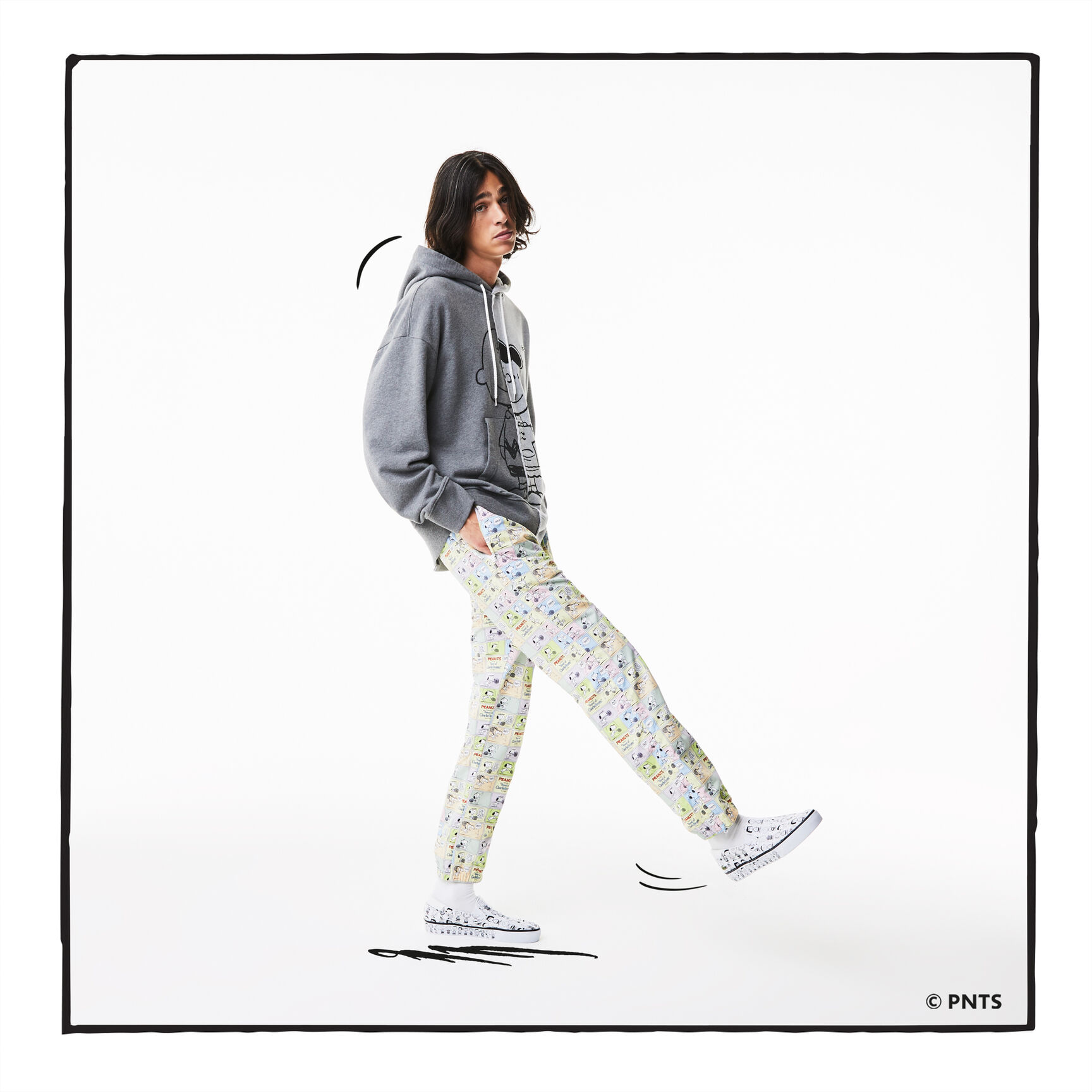 Unisex Lacoste x Peanuts Light Print Tracksuit Pants