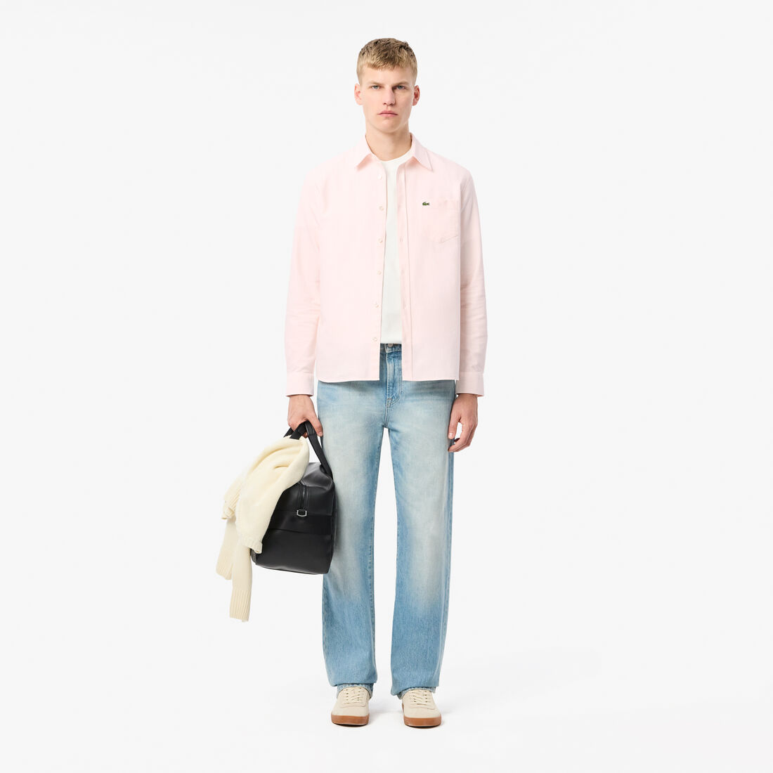 قميص أكسفورد مخطط بقصّة عادية قميص أكسفورد مخطط بقصّة عادية