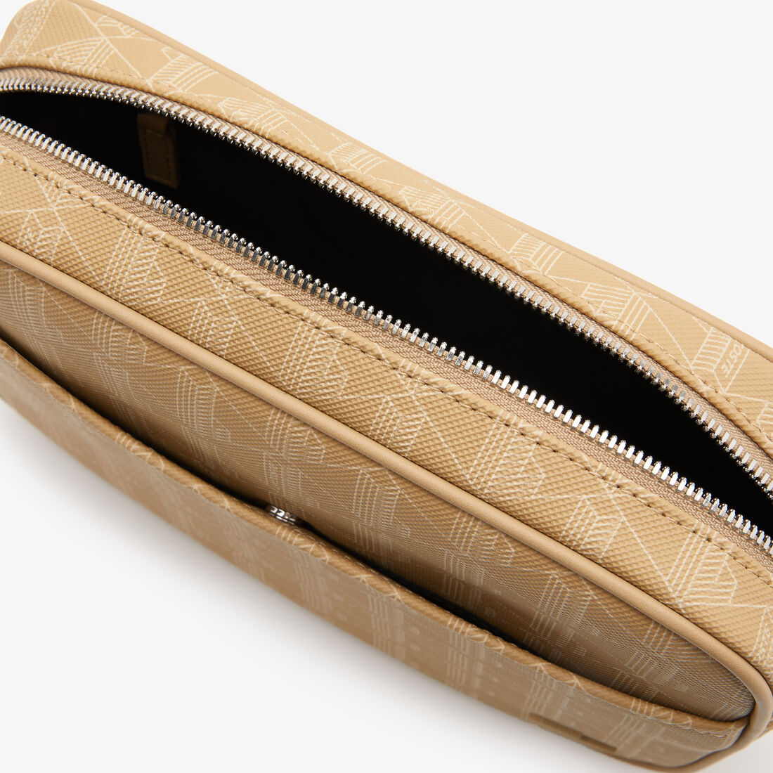 حقيبة كروس لاكوست بسحّاب ونقشة شعار الماركة للنساء حقيبة كروس لاكوست بسحّاب ونقشة شعار الماركة للنساء