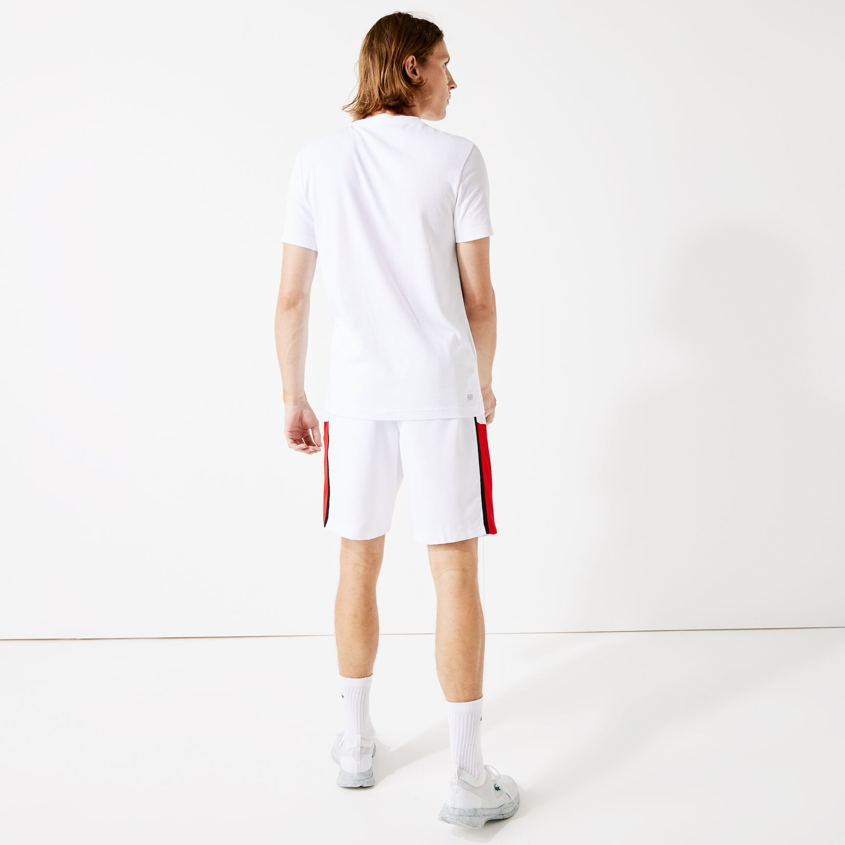 Men's Lacoste SPORT Stylized Logo Print Organic Cotton T-shirt