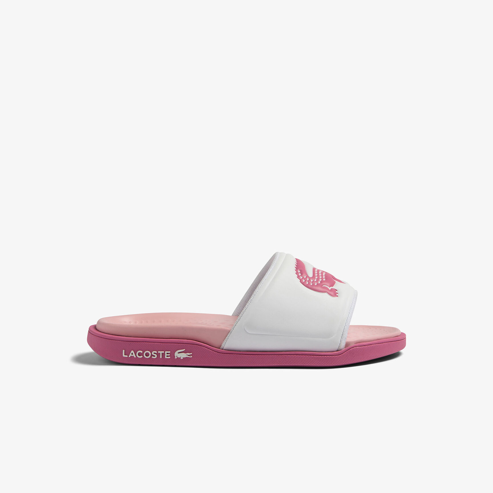 Women's Lacoste Croco Dualiste Synthetic Slides Women's Lacoste Croco Dualiste Synthetic Slides