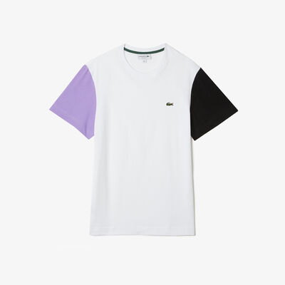 Men's Lacoste Regular Fit Color-block Cotton Jersey T-shirt