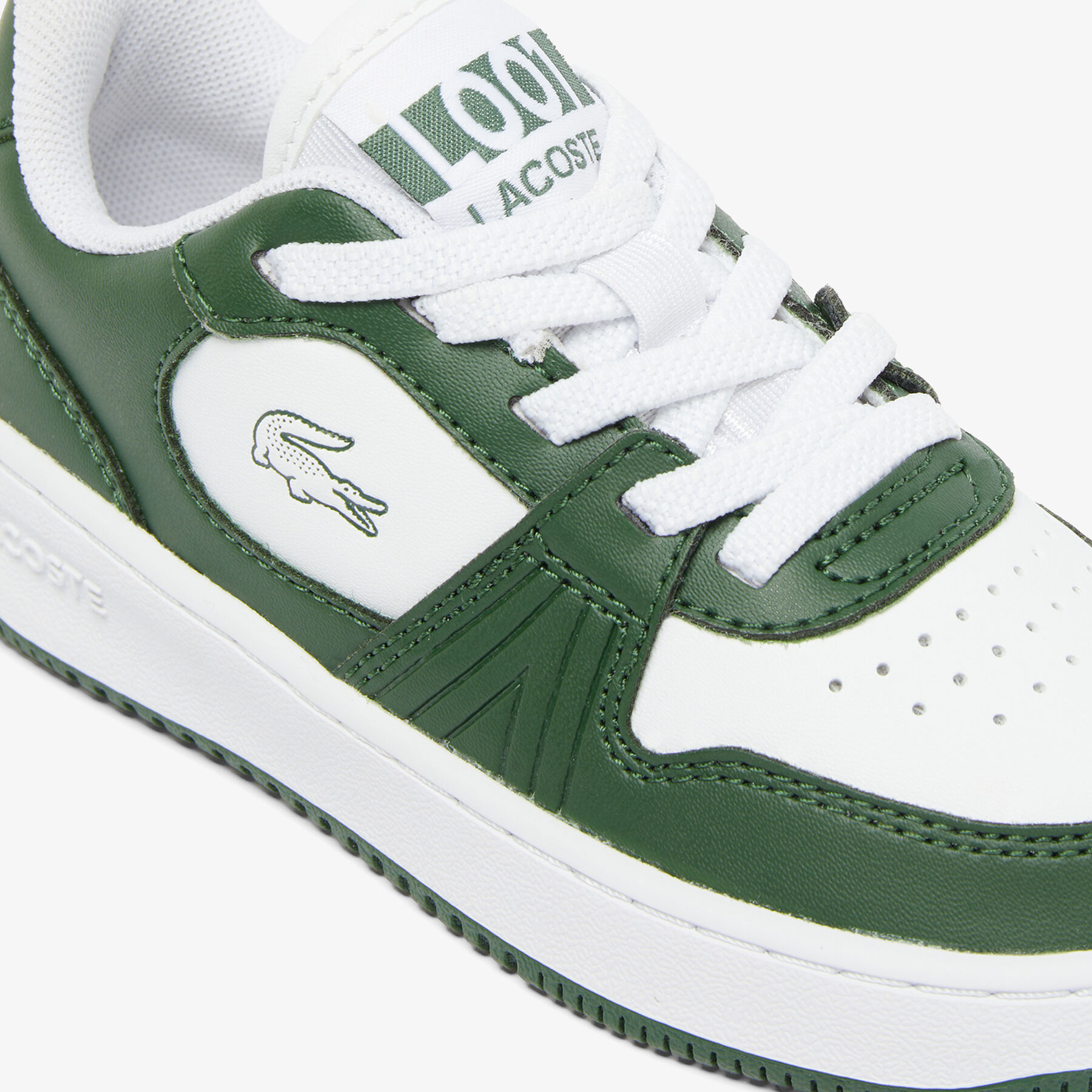 lacoste infant s l001 set leather sneakers